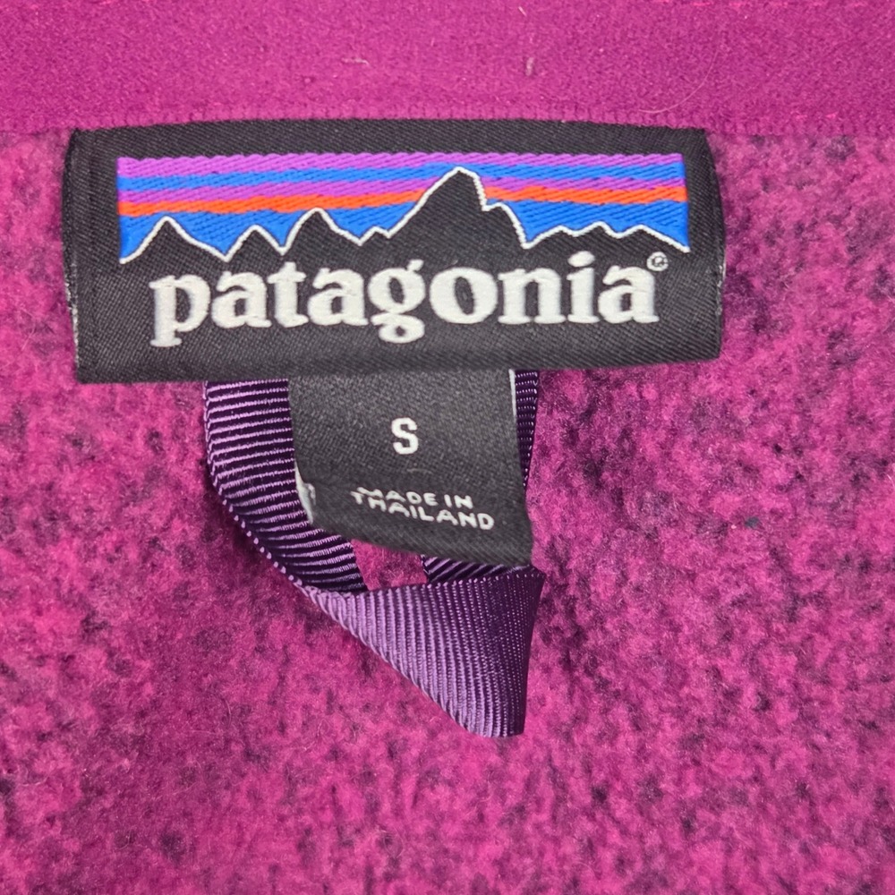 Patagonia Better Sweater Jacket Womens Small Purple Full Zip Fleece 25542 FA16 - Picture 4 of 10